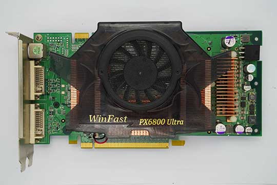 丽台Winfast PX6800 Ultra 512MB显示卡（nVIDIA GeForce 6800 Ultra芯片）